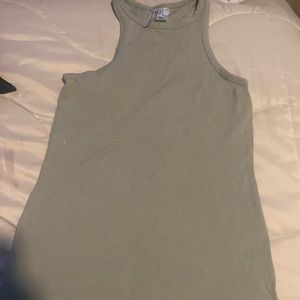 Olive green dress